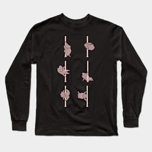 Hippo Pole Dancing Club Long Sleeve T-Shirt